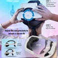 thumbnail image 6 of Battery Head Strap for Meta Quest 3S/Quest 3, 5000mAh Rechargeable Battery Head Strap to Extend Playtime, Adjustable Strap Enhanced Support and Balance in VR, 6 of 6
