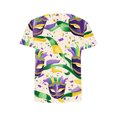 thumbnail image 4 of PNTUTB Women's Carnival Themed T Shirt Loose Crew Neck,Stylish Print,Comfortable Short Sleeves Tops, 4 of 6