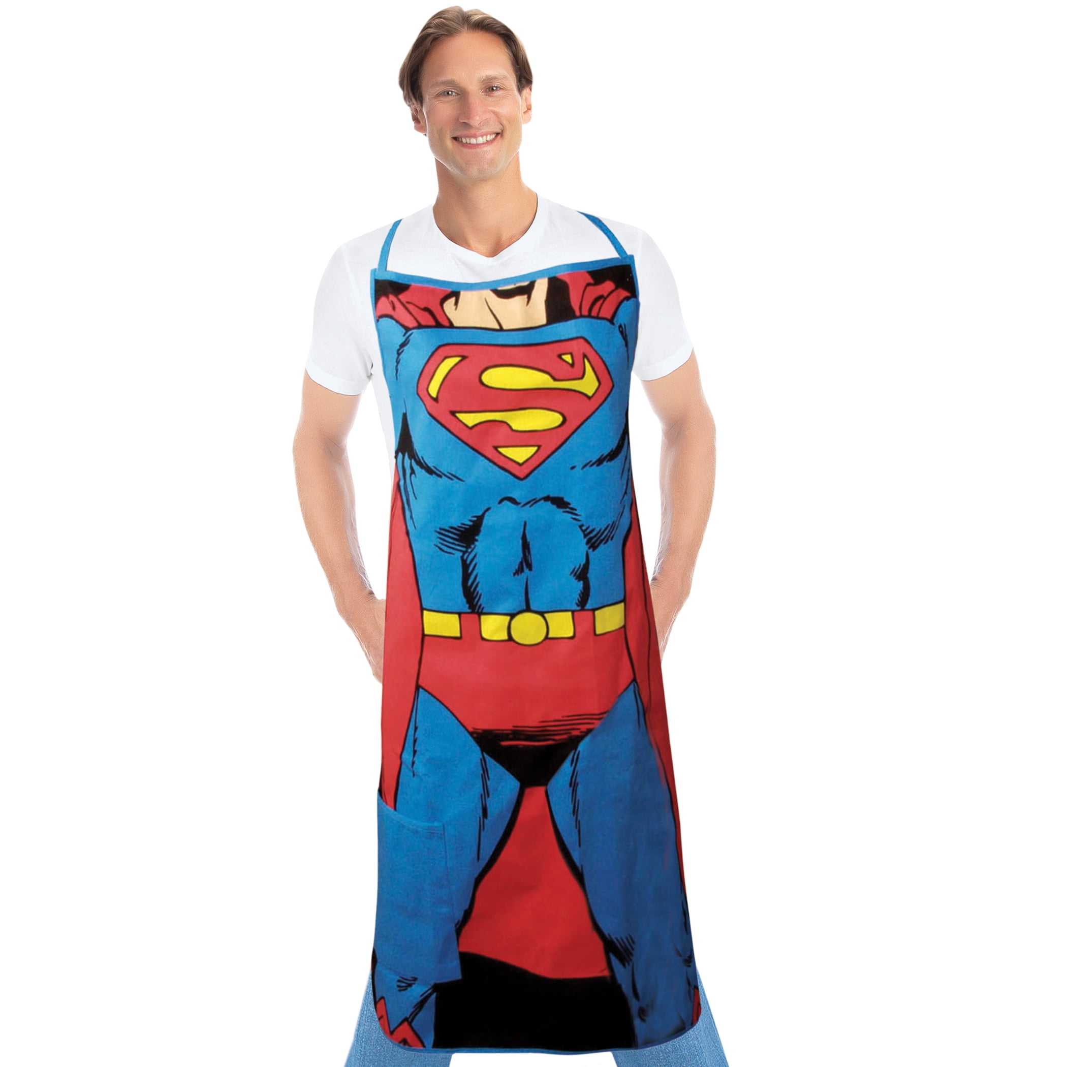 Spoontiques 16427 Superman Apron, One Size, Blue