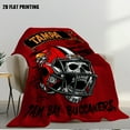 thumbnail image 3 of 1pc Tampa Bay Team Spirit Throw Blanket - Red, Black, White, and Orange Bucs Colors - Soft Flannel Couch Bedspread for Game Day, Home, Office, Travel - Perfect Gift for  Fans - Official Decor with S, 3 of 9