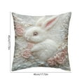 thumbnail image 3 of Costeam Classic Easter Faux Embroidery Pillowcase，Decorative Cushion Cover for Home Holiday Decor, 3 of 6