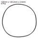 thumbnail image 2 of 5Pcs Junta de Sellado de Anillo de Goma Flexible Negra 125mm x 2.4mm, 2 of 5