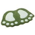 thumbnail image 1 of Alfombrilla para puerta de interior con forma de pies de Worallymy, alfombrilla para pies, alfombrillas antideslizantes para baño, cocina, pasillo, inodoro, alfombrillas antideslizantes Worallymy JD735795058, 1 of 4
