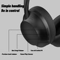 thumbnail image 6 of LED Light Over Ear Bluetooth 5.0 Headphones, Foldable Wired Wireless Dual Mode Stereo Headset, Soft Protein Earmuffs Lightweight for Long Time Wear PC Cell Phone, 6 of 9