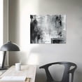 thumbnail image 4 of COMIO Black Abstract Wall Art Decor Grunge Room Decor Art Grey Wall Decoration Painting Black And White Artwork for Bedroom Home Office Dining Room Decoration, 4 of 6
