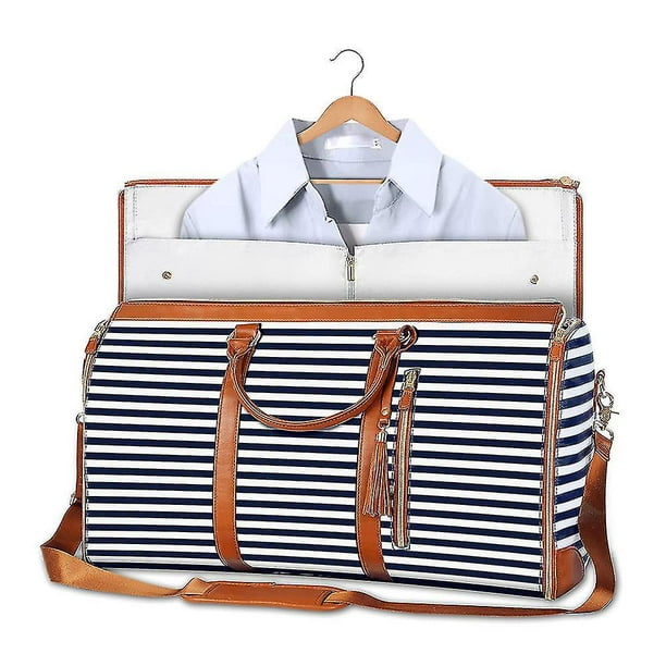 Bolsa de viaje plegable para mujer y nina bolso de viaje para ropa impermeable de cuero Pu color morado y rosa con bolsa para zapatos Walmart en linea