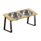 thumbnail image 4 of Tazones de alimentación de gatos tazones de gato elevados plato de cachorro de acero inoxidable alimentador de alimentos para mascotas para gatos, 4 of 9