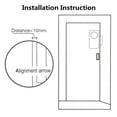 thumbnail image 3 of GREENCYCLE 3 Set Wireless Entry Home Door Window Burglar Alarm Safety Security Burglar Alert System Magnetic Sensor Emergency Doorbell Chime, 3 of 7