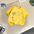 thumbnail image 5 of TechWave T-Shirt Imprimé Mignon pour Filles, Col Rond, Manches Courtes, Été, Décontracté, Ample, Doux, Grande Taille, 2t, 5 of 5