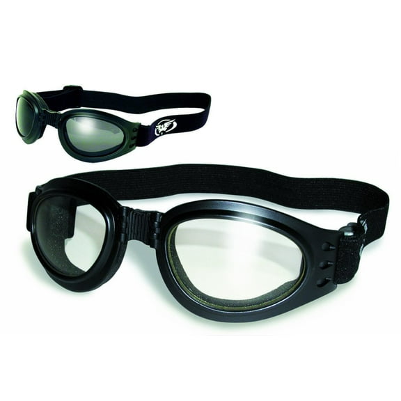2 Adventure Motorcycle/aviator Goggles Googles Day Night Smoked and Clear