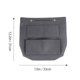 thumbnail image 2 of HAMPPLIES Bolsa Portátil De Fieltro Gris Con De Botón Oculto Para Organización Y Almacenamiento, 2 of 6