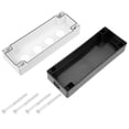 thumbnail image 3 of Caja de control de interruptor de botón pulsador de 22mm con 4 orificios para botones en negro y blanco, 3 of 4