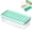 light green, variant on Ice Cube Tray with Lid and Bin, Easy Release 36 Ice Mold Trays for Freezer, Plastic Storage Container with Removable Scoop, Ices Cube Maker Tray & Mold for Whiskey Cocktail Tea Coffee