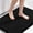 Black, variant on Microfiber Bath Rugs Chenille Floor Mat Ultra Soft Washable Bathroom Dry Fast Water Absorbent Bedroom Area Rugs, 24 x 42 - Inch, Aqua Haze