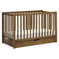 Carter's By DaVinci Colby 4-in-1 Convertible Crib w/ Trundle Drawer in Walnut