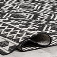 thumbnail image 6 of nuLOOM Cari Moroccan Tribal Indoor/Outdoor Area Rug, 8' x 10', Black, 6 of 9