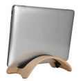 thumbnail image 4 of Samdi Natural Original Simple Wood Vertical Tablet Laptop iPad Desktop Stand Holder Display Stander Replacement for Apple Macbook Pro Birch Wooden, 4 of 8