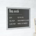 thumbnail image 3 of Emma + Oliver Whitewashed 32"x 46" Framed Decorative Wall Hanging Chalkboard with Magnetic Surface for Weddings, Parties, Showers and More, 3 of 12