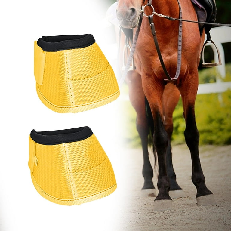 2Pcs Horse Bell Boots Horse Care Boot Hoof Protection Oxford