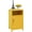 Yellow, variant on ALBAD Compact Metal Nightstand with Lockable Cabinet and Open Shelf, Modern Bedside Table, Versatile Side Table for Bedroom, Living Room, or Office (Yellow, 26" H-Lockable Door)