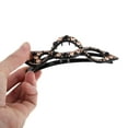 thumbnail image 5 of Unique Bargains 1 Pc Fashion Elegant Rhinestone Hair Clips for Home Coffee Color, 5 of 5