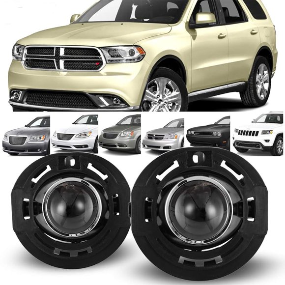 Winjet Pare-Chocs Feux de Brouillard pour Jeep Grand Cherokee 14 Boussole/patriot, pour Chrysler 200/300 Town & Country Avengers Challenger Fléchettes Durango Boussole Grand Cherokee Lampes de Conduite Brouillard Paire