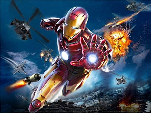 IRONMAN  A4 Edible Cake Topper Icing Image Birthday Party Decoration #1 
