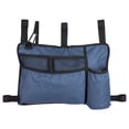thumbnail image 1 of Walker Bag Water Resistant Wheelchair Storage Side Bag Walker Organizer Pocket PackBlue, 1 of 9