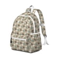 thumbnail image 2 of Paw Prints Backpack for School,Cute School Bag,Schoolbag with Adjustable Shoulder Straps & Padded Back,13.4"x11"x4.7", 2 of 6