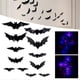 thumbnail image 2 of 12/36Pcs Led Bat Wall Stickers Lights 3D Bat Glow-in-the-Dark House Decoration Halloween Night Light, 2 of 5