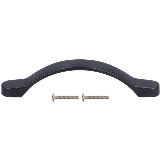 Manija de aleación de Zinc negra, accesorios del gabinete americano, manija del cajón, manija de la puerta del armario, manija del baño