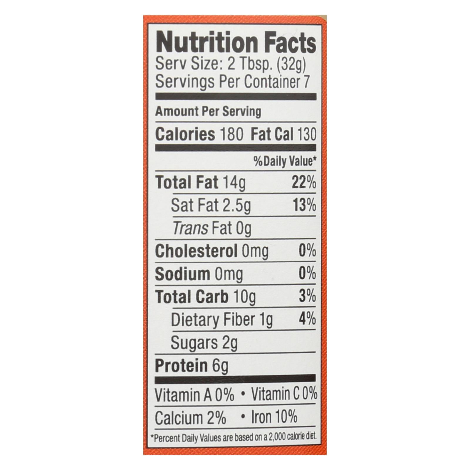 Artisana Cashew Butter - Organic - Case of 6 - 8 oz.