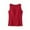 Red, variant on Women's Summer Cotton Basic Crew Neck Sleep Tank Top | Soft Contour Pajama Tee for Ladies | Home Casual Wear Breathable Pjs
