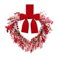 thumbnail image 2 of Heart Wreath,Valentine Wreath,11.8" Valentines Day Wreath for Cabinet Front Door,Red Artificial Heart Flower Spring Summer Garlands for Cabinet,for Wedding Window Home Wall Indoor Decor, 2 of 5
