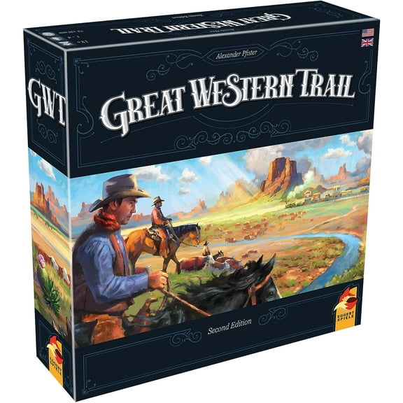 Great Western Trail Strategy Board Game (2nd Edition) for Ages 12 and up, from Asmodee