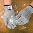 thumbnail image 4 of CUITING Cut Resistant Unisex Work Gloves  Large  Pair  HPPE Gray, 4 of 10