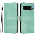 thumbnail image 2 of For Google Pixel 9 6.3inch Phone Case Wallet, Flip Leather TPU Cover with Card Holder Wrist Strap Shockproof Phone Case,Mint Green,For Google Pixel 9, 2 of 11