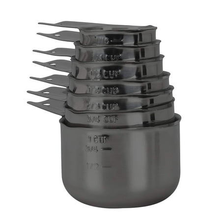 

Ekeka Free Shipping 7pcs/set Rustproof Stainless Steel Multifunctional Measuring Cup Home Kitchen