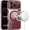 Dark Cherry, variant on For Apple iPhone 18 Pro Magnetic Circle Ring Transparent Premium Acrylic with Metal Buttons & Camera Raised Lip - Blue