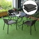 thumbnail image 5 of Cojines de asiento, cojines de respaldo, cojines de asiento para sillas de cocina y patio Gris oscuro, 5 of 9