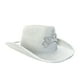 thumbnail image 4 of Sombrero De Vaquero Gorra De Estilo Occidental Vestido De Viaje Ropa Fiesta En La Playa Blanco Sunnimix Sombrero de vaquero, 4 of 7