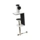 thumbnail image 1 of Abrazadera de montaje de mesa firme, soporte de brazo profesional a prueba de golpes de protección antiarañazos para lámpara de escritorio estación de Blanco Sunnimix Abrazadera de montaje en escritorio, 1 of 8