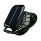 thumbnail image 1 of Ventilador de mano recargable con carga solar USB, ventilador eléctrico con batería de 1000 mAh para tapas solares, tipo de orificio, 1 of 10