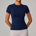 thumbnail image 4 of YgkuHd Womens Workout Tops Women's Buttery Soft Crew Neck Short Sleeve T-Shirt | Slim Fit Moisture Wicking Active Tee for Yoga, Workout & Casual Everyday Wear, 4 of 5