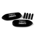 thumbnail image 3 of Krator Mirror Block Off Base Plates Logo Engraved Black Compatible with 2009-2012 Suzuki GSXR 750 / GSX-R750, 3 of 8