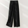 thumbnail image 3 of Shadowsong Women's Tencel Wide Leg Pants, Black, Size S, 3 of 12