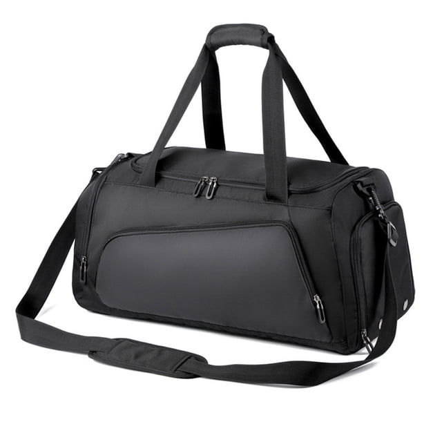 Bolsa de lona impermeable bolsa de fin de semana portátil con compartimento para zapatos moda para hombres