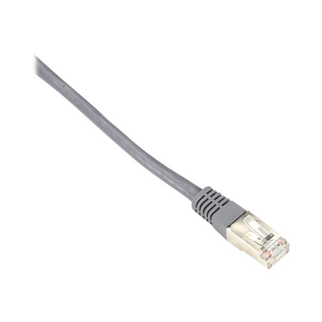 Black Box - Network cable - RJ-45 (M) to RJ-45 (M) - 15 ft - screened shielded twisted pair (SSTP) - CAT 5e - molded, stranded - gray