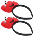 thumbnail image 1 of Cosplay Headband Apple Shape Soft Polyester Funny Fruit Hair Hoop 2Pcs, 1 of 5