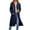 Navy, variant on dGslk Women’s Long Hooded Zip Up Coat Full Length Casual Loose Fit Jacket with Drawstring and Pockets for Daily Wear Army Green L